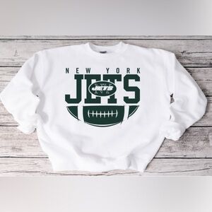 Jets Football Logo Crewneck